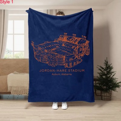 Jordan-Hare Stadium - College Football Blanket