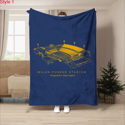 Milan Puskar Stadium - College Football Blanket