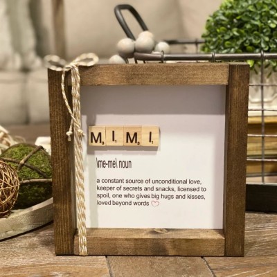 Mimi Sign, Grandparent Day, Mimi Gift, Mother's Day Gift, Mimi Decor, Mother's Day Decor, Grandmother Gift