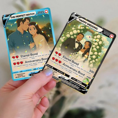 Personalized Anime Card Gift for Him or Her.