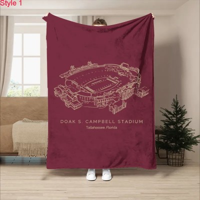 Doak Campbell Stadium - College Football Stadium Blanket