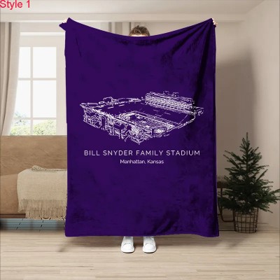 Bill Snyder Family Stadium - College Football Blanket