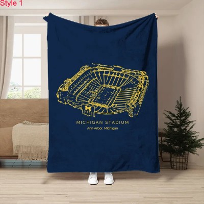 Michigan Stadium - College Football Blanket
