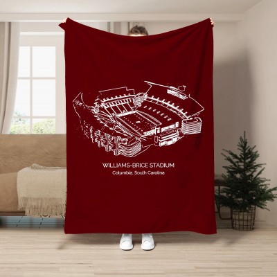 Williams–Brice Stadium - College Football Stadium Blanket.