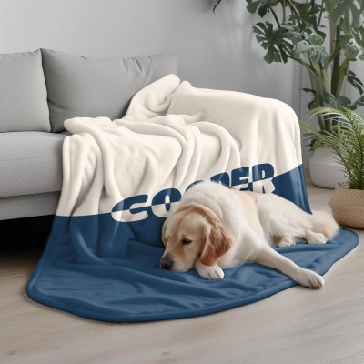 Custom Name Blanket, Ultra Soft Personalized Throw, Cozy Blanket for Home & Gif