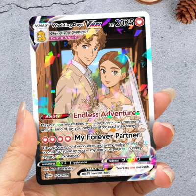 Personalized Anime Card Gift for Him or Her.